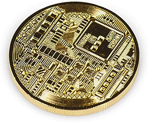 Vbeca 3Pcs Bitcoin Commemorative Coins in Display Cases